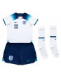 England Jude Bellingham #22 Replika Hemmakläder Barn VM 2022 Kortärmad (+ byxor)